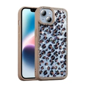 Apple iPhone 15 Kılıf Taşlı ve Simli Tasarım Zore Azra Kapak thumbnail 1