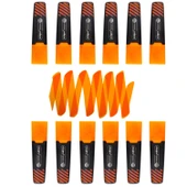 Liqeo Liquid Flat Fosforlu Kalem (H-3128) 12 Adet Turuncu thumbnail 1