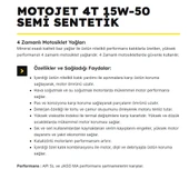 HSGL Lubran 4T MotoJet 15W-50 15x1 LT Motosiklet Yağı  Yüksek Performanslı 4 Zaman Motor Yağı 15 lt thumbnail 4