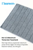 Kleanwin GridPro 3’lü Mikrofiber Mutfak Bezi 40x40 cm – Çok Amaçlı İz Bırakmayan Temizlik Bezi thumbnail 3