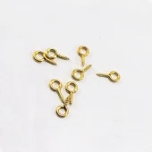 Metal Takı Ve Obje Halkası Vidalı  1 CM  (1000 Adet)  Altın thumbnail 1