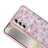 Galaxy A55 Kılıf Taşlı ve Simli Tasarım Zore Azra Kapak thumbnail 6