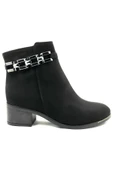 325035 Siyah 5 Cm Fermuarlı Kadın Bot thumbnail 1