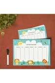 Uraz Defter Okul Çocuk Haftalık Planlayıcı Yaz-Sil Pvc Poster 21x30 cm - 1
