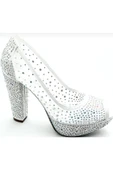 Kadın Sedef Taşlı Abiye Topuklu Ayakkabı 586398 thumbnail 1