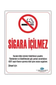 4K MEDYA Sigara Içilmez 50x70 Cm Folyo Baskı - 1