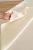 Nora Krem Zarf Köşe Masa Örtüsü 150x220 cm thumbnail 6