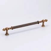 Ladin Tırtıklı Antik Bakır Metal Kulp 320 mm Dayanıklı Kulpları Mobilya Çekmece Dolap Kapak Kulpu thumbnail 3