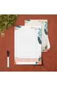 Uraz Defter Görev Listesi Planlayıcı Akıllı Not Tahtası Yaz-Sil Pvc Poster 21x30 cm - 1