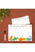Uraz Defter Okul Çocuk Haftalık Planlayıcı Yaz-Sil Pvc Poster 21x30 cm - 1