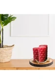 Ligona Home Silindir Kalpli Dekoratif Mum Sevgililer Günü - 1