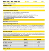 HSGL Lubran 4T MotoJet 10W-40 API SL Motor Yağı 1 Litre Yüksek Performanslı 4 Zamanlı Motosiklet Yağ thumbnail 2