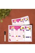 Uraz Defter Okul Çocuk Haftalık Planlayıcı Yaz-Sil Pvc Poster 21x30 cm - 1