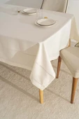 Nora Krem Zarf Köşe Masa Örtüsü 150x220 cm thumbnail 3