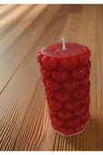 Ligona Home Silindir Kalpli Dekoratif Mum Sevgililer Günü - 2