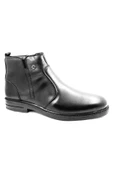 385040 Siyah Kışlık Kürklü Fermuarlı Erkek Bot thumbnail 3