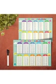 Uraz Defter Yaz Sil Pvc Kaplı Çarpım Tablosu Öğrenme Kartı A4 - 1