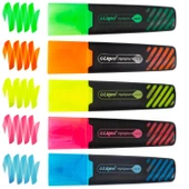 Liqeo Liquid Flat Fosforlu Kalem (H-3128) 5 Renk thumbnail 1