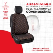 Turuncu Kapitone Siyah Jakar Dokuma thumbnail 2