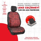 Kırmızı Cam Kırığı Jakar Dokuma Minder thumbnail 4