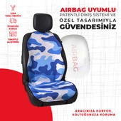 Dijital Baskılı Mavi Kamuflaj Desen thumbnail 2