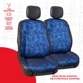 Mavi Cam Kırığı Jakar Dokuma Minder thumbnail 1