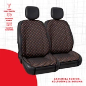 Turuncu Kapitone Siyah Jakar Dokuma thumbnail 1