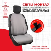 Düz Gri Jakar Dokuma thumbnail 3