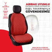 Siyah Kapitone Kırmızı Nubuk Dokuma thumbnail 2