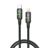 Nettech NT-DC39 30W Plastik 100 Cm Type-C To Lightning Şarj ve Data Kablosu NT-108308 thumbnail 1