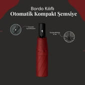 Bordo Kılıflı Otomatik Kompakt Şemsiye thumbnail 1