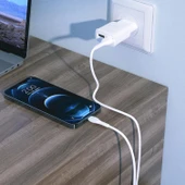 Teknonet TN-DC17 Plastik 100 Cm Lightning Şarj ve Data Kablosu NT-96629 thumbnail 2