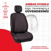 Kırmızı Kapitone Siyah Jakar Dokuma thumbnail 2