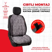 Gri Cam Kırığı Jakar Dokuma Minder thumbnail 3