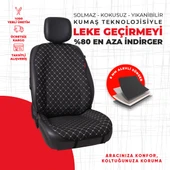 Beyaz Kapitone Siyah Jakar Dokuma thumbnail 4