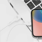 Nettech NT-DC07 3.4A Plastik 100 Cm Type-C Şarj ve Data Kablosu NT-DC07 thumbnail 2