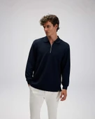 Ellesse Erkek Polo Sweatshirt EM601-NV thumbnail 3