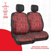 Kırmızı Cam Kırığı Jakar Dokuma Minder thumbnail 1