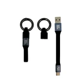 Nettech NT-DC21 3A Plastik 20 Cm Type-C Şarj ve Data Kablosu NT-DC21 thumbnail 1