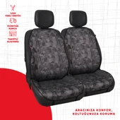 Füme Cam Kırığı Jakar Dokuma Minder thumbnail 1