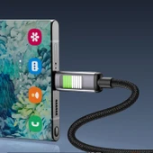 Nettech NT-DC41 30W Plastik 100 Cm Type-C To Lightning Şarj ve Data Kablosu NT-108310 thumbnail 3