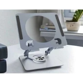 360 Derece Dönebilen Yükseltilmiş Masaüstü Ayarlanabilir Metal Tablet Standı thumbnail 5