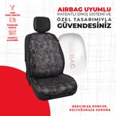 Füme Cam Kırığı Jakar Dokuma Minder thumbnail 2