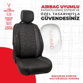 Siyah Dört Çizgili Jakar Dokuma thumbnail 2