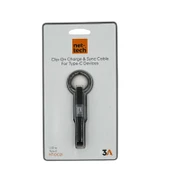 Nettech NT-DC21 3A Plastik 20 Cm Type-C Şarj ve Data Kablosu NT-DC21 thumbnail 3