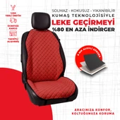 Siyah Kapitone Kırmızı Nubuk Dokuma thumbnail 4