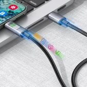 Nettech NT-DC41 30W Plastik 100 Cm Type-C To Lightning Şarj ve Data Kablosu NT-108310 thumbnail 2