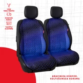 Dijital Baskılı Mavi Metal Desen thumbnail 1