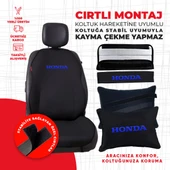Mavi Honda Nakışlı Minder Seti thumbnail 3