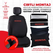 Kırmızı Honda Nakışlı Minder Seti thumbnail 3